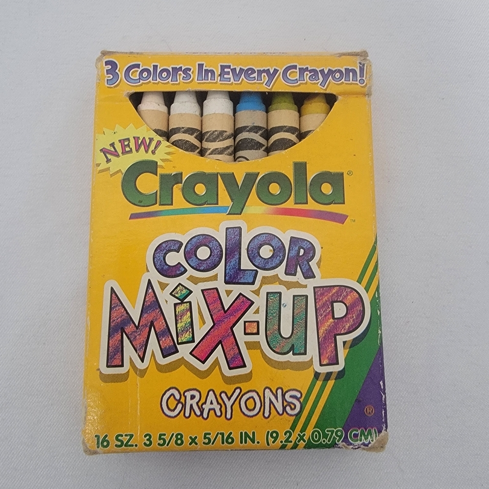 Crayola Color Mix-Up Crayons - Yellow Box with Multicolor Logo